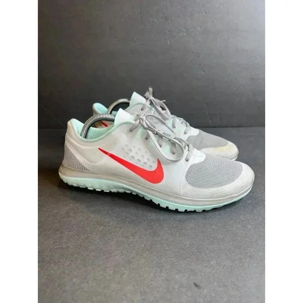 Nike fitsole lite grey teal running shoes sneakers athletic women’s size 10 - Picture 2 of 10